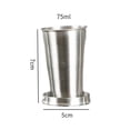 thumbnail image 2 of Taza Plegable Mini Taza con Llavero Retráctil Acero Inoxidable Ahorro Espacio Firme 75ml, 2 of 9