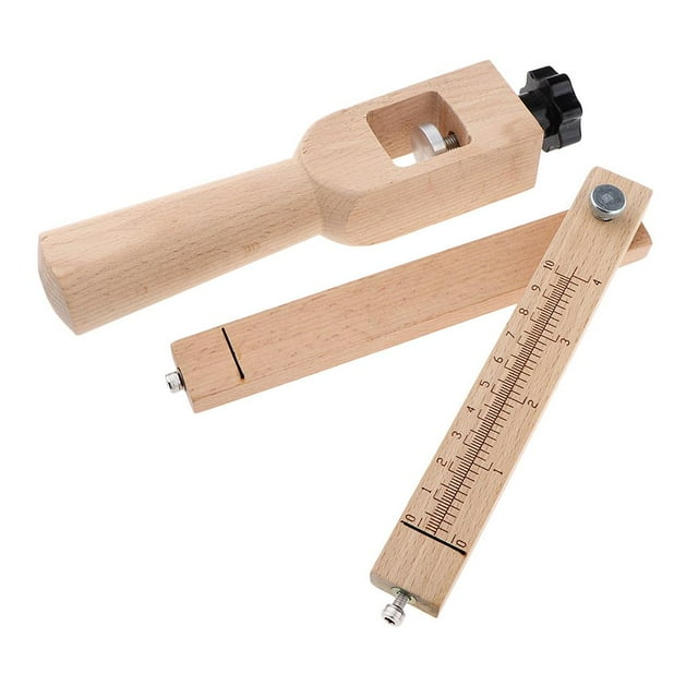 Abbracc Professional Wood Adjustable Strip Strap Cutter Craft Tool Leather Hand Cutting