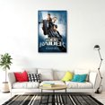 thumbnail image 2 of Tomb Raider: Lara Croft - Framed Movie Poster (Regular Style B - Angelina Jolie On Motorcycle) (Size: 27" X 40") (Metallic Blue Plastic Frame), 2 of 6