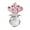 Pink, variant on Blue Rose Scented Candle - Peony Flower Shape With Morandi Colors, Made From Imported Paraffin & Soy Wax, Aromatherapy Home Decor For Valentine'S Day Birthday Romantic Ambiance