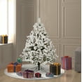 thumbnail image 5 of Vickerman 4.5' Flocked Alaskan Pine Artificial Christmas Tree, Clear Dura-Lit lights, 5 of 5
