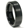 thumbnail image 1 of Andrea Jewelers Black Tungsten 8MM Flat Wedding Band Ring Sz 9.0, 1 of 4