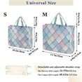 thumbnail image 2 of FORMRS Womens Corduroy Tote Bag Crossbody Shoulder Handbag with Pocket, Beige Art Pattern, 2 of 7