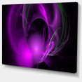 thumbnail image 1 of Designart - Nébuleuse Galactique Fractale Violette - Impression sur Toile Abstraite Surdimensionnée, 1 of 2