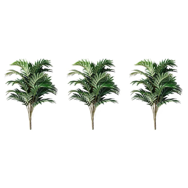 3X Planta de Palma Artificial Hoja Planta Artificial de Hoja de Palma Grande Tropical Falsa Artificial