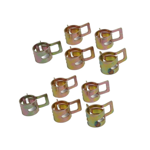 Clips De Manguera De Banda De Resorte, Abrazadera De Tubo De Aire De Tubería De Agua Elástica Reutilizable De Acero Al Manganeso, Clip De Resorte Para Automóvil Y Vehículo 10 Uds. Moyic VI009305-08