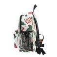 thumbnail image 4 of FORMRS School Backpack with Front Zippered Pocket 12" Student Travel Daypack, White Christmas Holly, 4 of 6