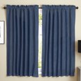 thumbnail image 3 of Blazing Needles 84-inch by 52-inch Microsuede Blackout Curtain Panels (Set of 2) - Sage, 3 of 7