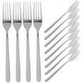 thumbnail image 6 of LEORX Dinner Forks Stainless Steel 12Pcs Contemporary Design Long Forks For Eating Home Hotel Banquets, 6 of 8