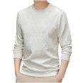 thumbnail image 1 of Chemise à Manches Longues Col Rond Couleur Unie pour Homme, 1 of 3