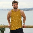 thumbnail image 6 of Salouo Honey Bee Gnomes for Men's Tank Tops,Sleeveless Muscle Shirts for Men Quick Dry Workout Tank Top Gym Muscle Tee Fitness Bodybuilding Sleeveless T Shirt-3X-Large, 6 of 7