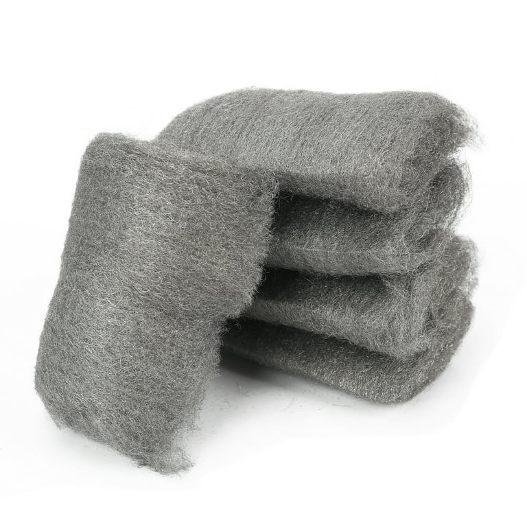 Industrial-Quality Steel Wool Hand Pads, #000 Extra Fine, Steel Gray, 16  Pads/Sleeve, 12 Sleeves/Carton - ASE Direct