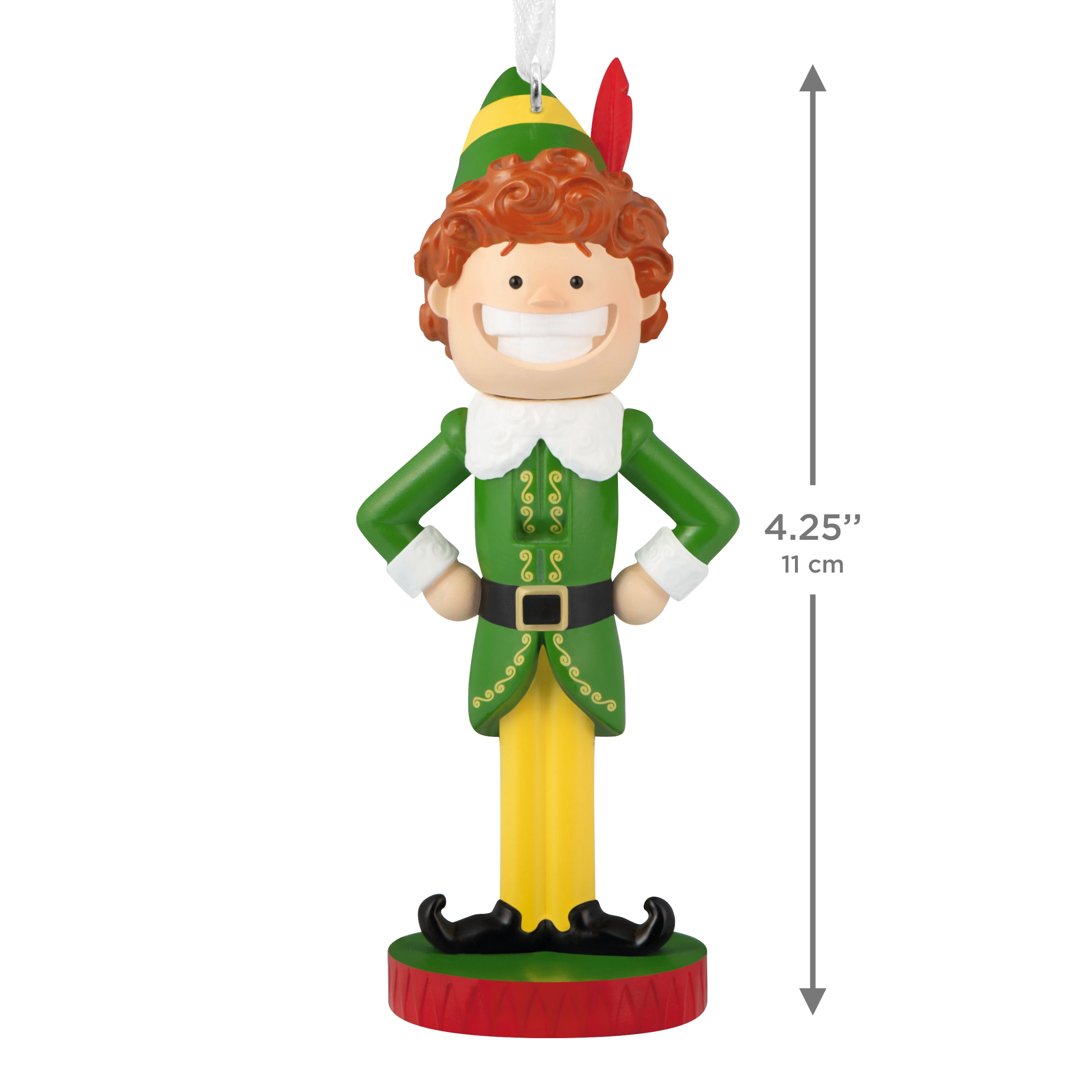 Hallmark Christmas Ornament (Elf Buddy the Elf Nutcracker), 1 Count