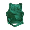 thumbnail image 4 of Bobifish Toddler Girls Tank Crew Neck Sleeveless Ribbed Padded Undershirts Daily Athletic Casual Soft Stretchy Lightweight Tank Tops, 4 of 4