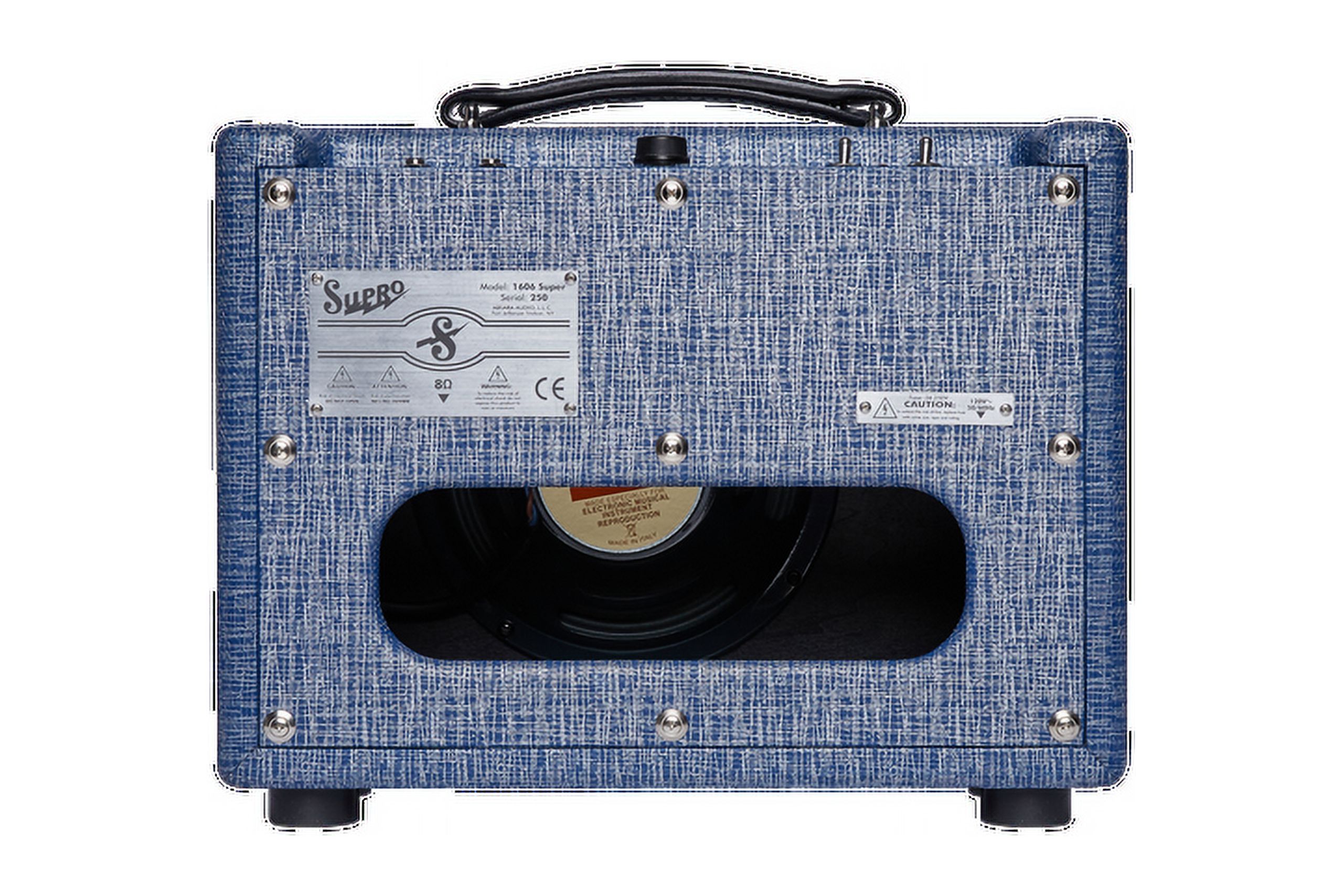 Supro 1606J 64 Super 5W 1x8 Tube Guitar Combo Amp Blue