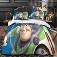 thumbnail image 1 of Buzz Lightyear Duvet Cover 3D Printed Set Bedding Set Anime Characters Quilt Cover Ultra Soft Breathable Conforter Cover Microfiber Comforter Cover Protector Set Pillowcases Double, 1 of 5