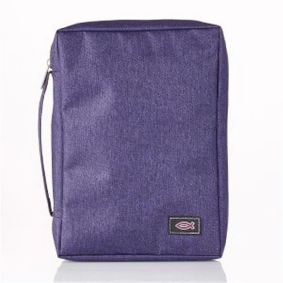 Christian Art Gifts  Bible Cover-Value-Fish-Small-Purple