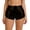 Black, variant on Arlun Women's Metallic Booty Shorts Shiny High Waisted Rave Bottoms for Dance Festival Stretchy Lifting Tight Shorts Fashion Solid Color Night out Party Hot Pants XL