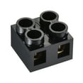 thumbnail image 1 of Unique Bargains Bloc de Jonction 500V 60A Double Rangée 2 Positions Bande de Barrière Électrique à Vis 2 Pack, 1 of 5