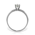 thumbnail image 2 of Galaxy Gold 14K Solid Gold 0.35 Carat Natural Diamond Solitaire Ring for Women - White Gold Fine Jewelry, 2 of 3