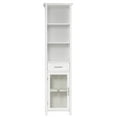 thumbnail image 5 of Teamson Home Delaney Mixed Storage Linen Tower, White, 5 of 10