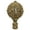 Polished Brass - Pack of 1, variant on Royal Designs, Inc. Traditional Filigree Globe Crystal Embelishment Finial for Lamp Shade, F-5072PB-1, Polished Brass, Single