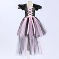 thumbnail image 2 of KVPLBQFD Halloween Black Dress Girls Long Sleeve Dress Black Costume Purple Princess Dress Basketball Clothes 4t Girls Clothes Boys Gifts Age 10-12, 6-7 Years, 2 of 5