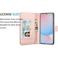 thumbnail image 6 of For Samsung Galaxy S24 FE Wallet Case with Credit Card Holder, Wrist Strap for Women Men, Tekcoo Detachable Magnetic Phone Case for Galaxy S24 FE Leather Wallet Flip Folio Kickstand Cover, Marble, 6 of 8