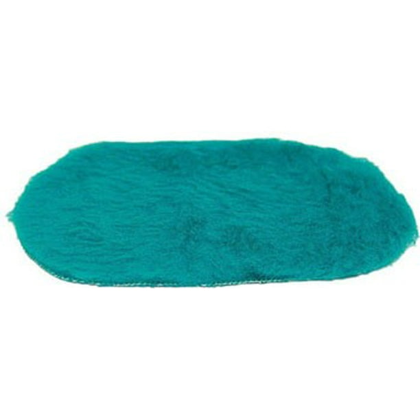 Dollhouse Oval Bath Rug 4In X 5In Teal