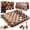 With Coordinates, variant on INCTUO 15" Magnetic Wooden Chess Set 2 in 1 Folding Chess Board Games-2 Extra Queens-Pieces Storage Slots, Travel Chess Game Set for Adults & Beginner