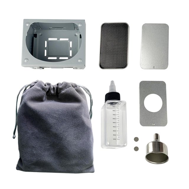 Réchaud à Alcool de Camping Base de Chauffage Portable Brûleur à Alcool pour Cuisiner