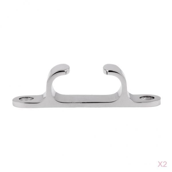 2pcs Cornamusa Ancla para Base de material acero Inoxidable Embarcadero / Longitud de 127 mm DYNWAVEMX Bow Chock Straight Fairlead
