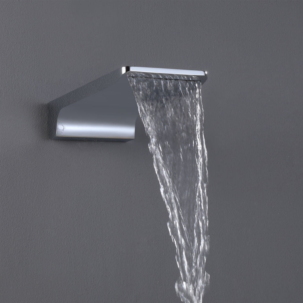 Kepooman 12" Shower Fixtures with Rough-in Valve, 3 Function Temperature Control Complete Shower System for Home