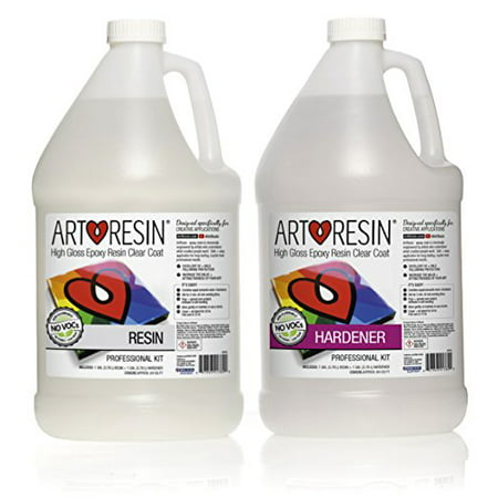 Clear Non-toxic ArtResinÂ® Epoxy Resin 2 gal Professional (Best Epoxy Resin For Art)
