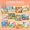 thumbnail image 4 of Joyfy Dot Art Kit for Kids Ages 3-5, Animal Sticker Poke A Dot Book, Toddler Creative Art Craft Supplies, Girls Birthday Gifts, 4 of 7