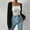 Black, variant on DuoJiaJ Women Casual Long Sleeve Knitted Open Front Fashion Loose Elegant Warm Oversized New Knitted Sweater Cardigan Cardigan Sweater White