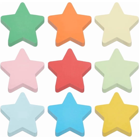 Colorful 8 Sets 72Pcs 6 Inch Star Paper Cutouts Classroom Bulletin Board Cut Outs Blank Assorted Colorful Paper Cutout for School Classroom Bulletin Board Wall DIY Craft Decoration