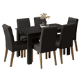 thumbnail image 1 of Mesa de Comedor con Mesa y 6 Sillas Madesa Allegro NN 01, 1 of 8