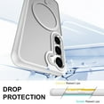 thumbnail image 3 of Magnetic Designed for Samsang Galaxy S23 Case [Military-Grade Drop Tested] [Compatible with Magnet] Slim Frosted Case for Galaxy S23 Case Phone Case (6.1"), White, 3 of 11