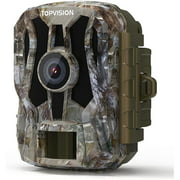 TopVision Mini Game Camera, 16MP 1080P HD Trail Camera with Night Vision, Wildlife Waterproof Hunting Camera Wildgame, Hunting Trail Monitors