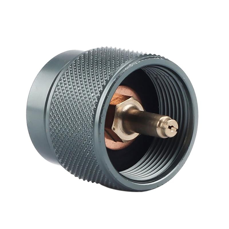 Camping Stove Adapter 1LB Propane Small Tank Input and a Lindal Valve
