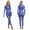Type C, variant on Alvivi Women Mermaid Costume Yoga Jumpsuit 3D Digital Print Long Sleeve Zip-Up Bodysuit Romper Type D S