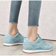 thumbnail image 3 of Women's Casual Breathable Crystal Bling Lace Up Sport Shoes Sneakers Glitter Tennis Sneakers Comfy Sparkly Rhinestone Bling Running Shoes Shiny Sequin Flat Heel Shoes, 3 of 9