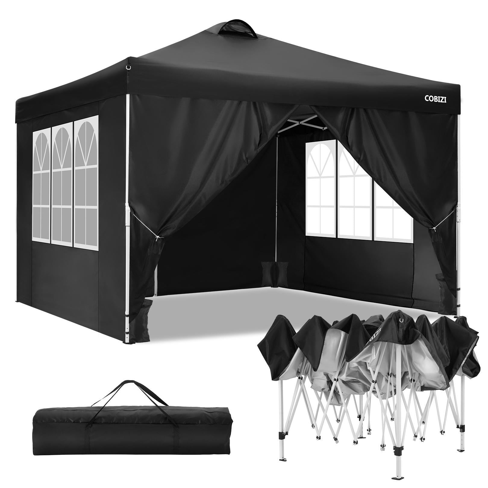10'X10' Pop-Up Canopy Outdoor Patio Commercial Tent Folding Gazebo Canopies 