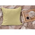 thumbnail image 2 of Quatrefoil Fluffy Throw Pillow Cushion Cover, Traditional Abstract Pattern with Moroccan Middle Eastern Effects, Decorative Square Accent Pillow Case, 40" x 40", Pale Yellow, by Ambesonne, 2 of 5