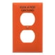 thumbnail image 1 of Placa Dúplex Leviton Nylon Naranja Para Contacto, 1 of 3