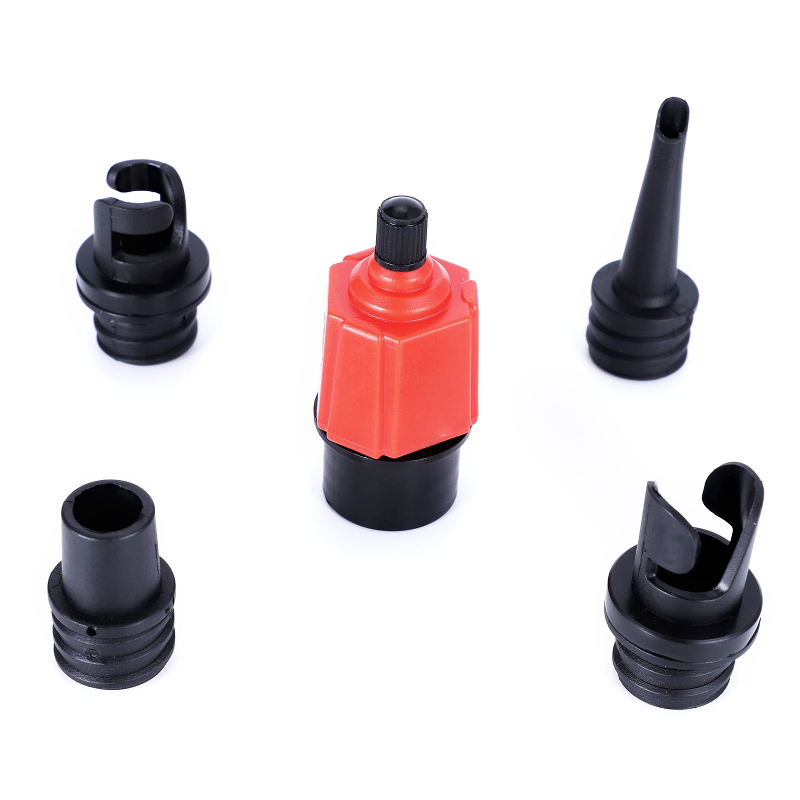 Sup Air Pump Adapter Valve Adaptor Tire Compressor Converter 4 Nozzle