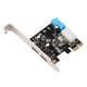 thumbnail image 1 of Tarjeta expansión USB 3.0 PCI-E PCI PCIe a Hub 20PIN Adapter Desktop, 1 of 9
