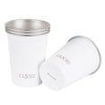 thumbnail image 1 of Soidarity Taza de acero inoxidable para exteriores, taza de agua irrompible, vasos de gran capacidad para beber, vasos de seguridad para acampar, vasos Kits de desorden para acampar Blanco Soidarity OD010221-01, 1 of 1