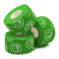 WOD Nation Weightlifting Hook Grip Athletic Tape, Flexible Fabric Thumb & Finger Tape - Easy-Tear, Sweat-Proof, Durable Strips for Powerlifting & Gym, 24-Pack (23 ft Rolls) - Green